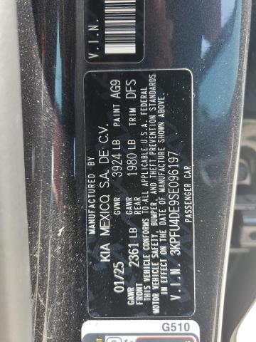 2025 KIA K4 EX 3KPFU4DE9SE096197