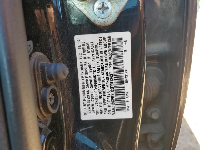 2015 HONDA CIVIC EX 19XFB2F82FE012437