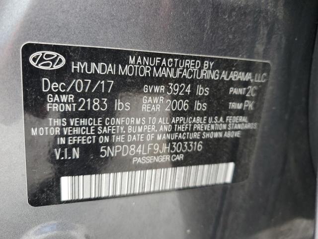 2018 HYUNDAI ELANTRA SE - 5NPD84LF9JH303316