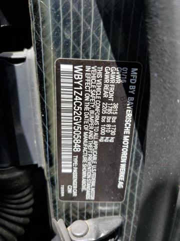 2016 BMW I3 REX WBY1Z4C52GV505848