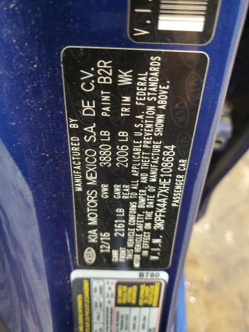 2017 KIA FORTE LX - 3KPFK4A7XHE108684