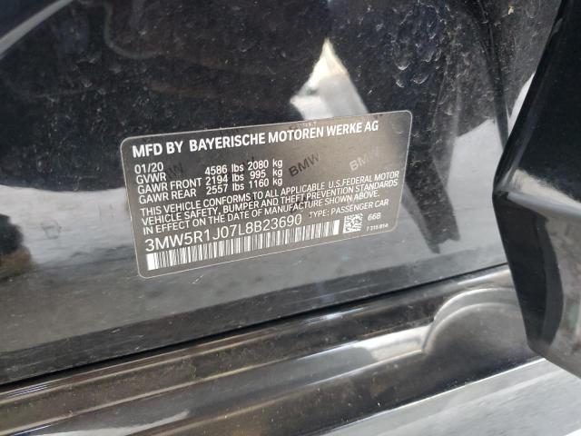 2020 BMW 330I 3MW5R1J07L8B23690