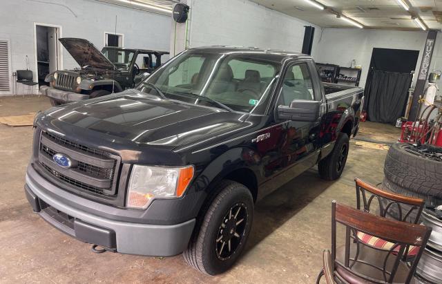 FORD F150 2014 black pickup flexible fuel 1FTMF1EM5EFA86587 photo #3