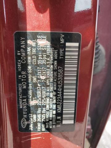 2017 HYUNDAI TUCSON SE - KM8J23A44HU538587