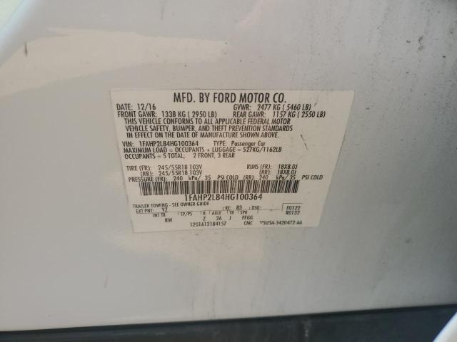 2017 FORD TAURUS POL 1FAHP2L84HG100364