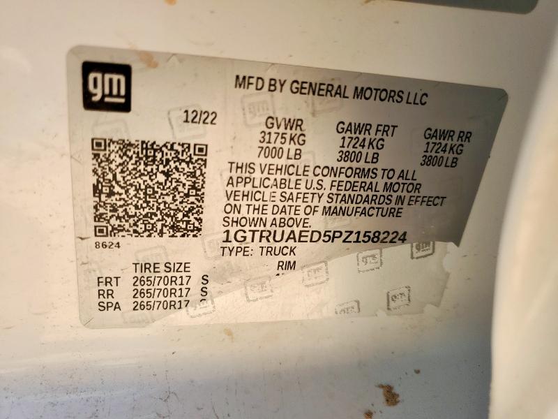2023 GMC SIERRA K15 1GTRUAED5PZ158224