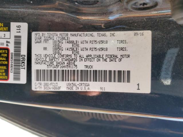 2017 TOYOTA TUNDRA DOU 5TFUW5F16HX591175
