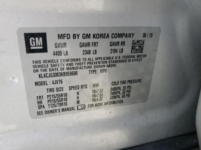 2019 BUICK ENCORE ESS KL4CJGSM3KB959686