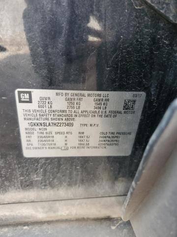 2017 GMC ACADIA SLE 1GKKNSLA7HZ273409