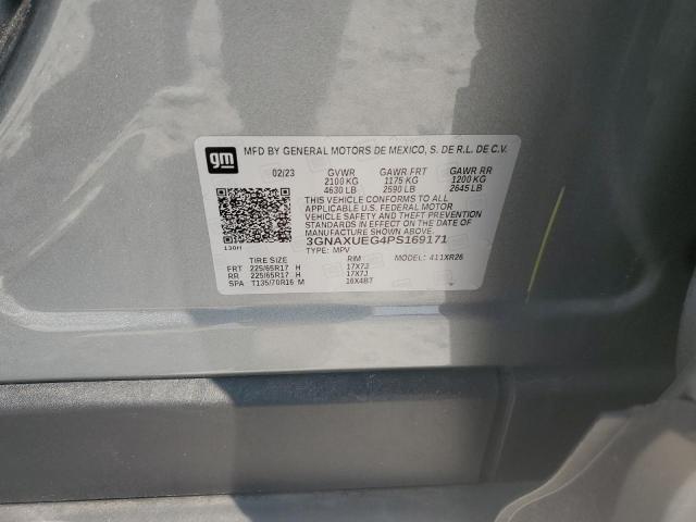 2023 CHEVROLET EQUINOX LT 3GNAXUEG4PS169171