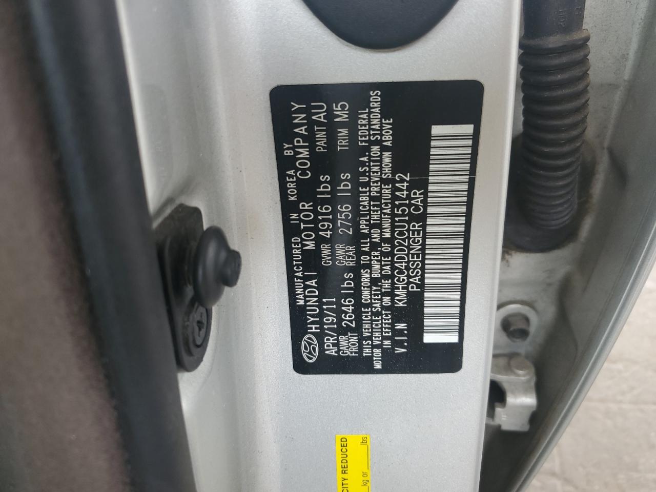 HYUNDAI GENESIS 3.8L