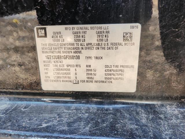 2016 GMC SIERRA K25 - 1GT12UE81GF260130