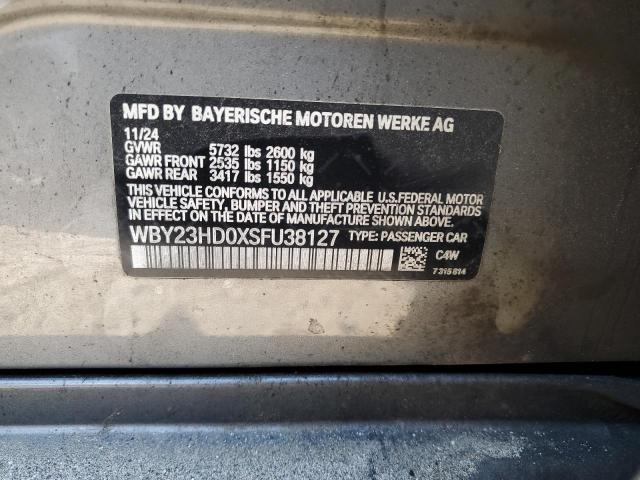 2025 BMW I4 EDRIVE WBY23HD0XSFU38127