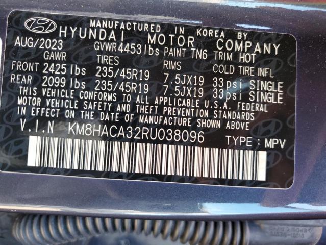 2024 HYUNDAI KONA N LIN KM8HACA32RU038096