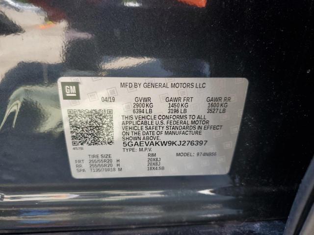 2019 BUICK ENCLAVE ES 5GAEVAKW9KJ276397