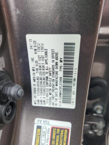2015 HONDA CR-V EXL 5J6RM4H7XFL070496