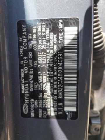 2019 HYUNDAI TUCSON SE KM8J2CA48KU040691