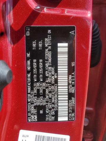 2022 TOYOTA HIGHLANDER - 5TDHZRBH9NS206843