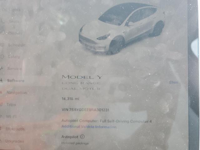 2024 TESLA MODEL Y 7SAYGDEE9RA301231