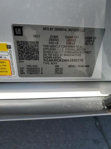 2017 BUICK ENCLAVE 5GAKRCKD6HJ330779