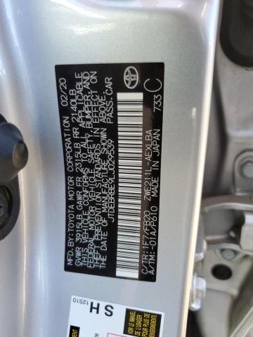 2020 TOYOTA COROLLA LE - JTDEBRBE9LJ029539