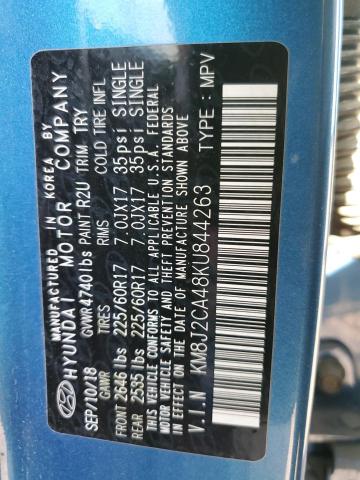 2019 HYUNDAI TUCSON SE KM8J2CA48KU844263