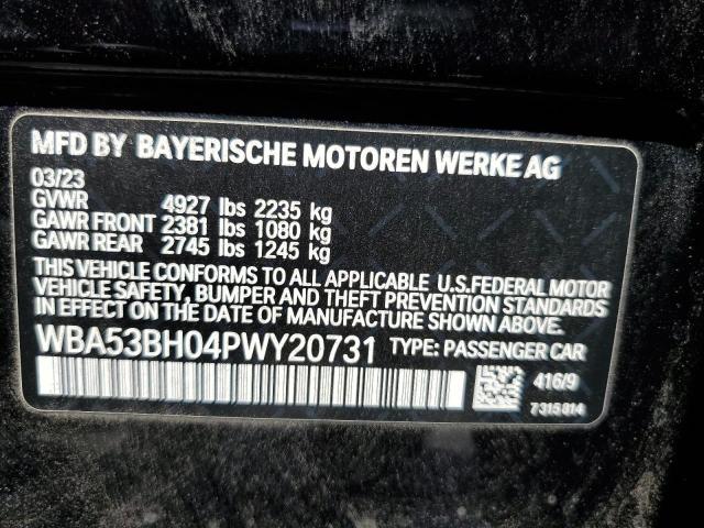 2023 BMW 530 I WBA53BH04PWY20731