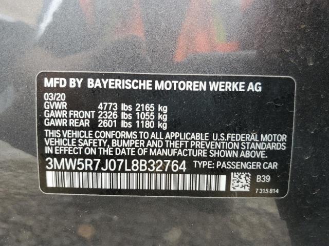 2020 BMW 330XI - 3MW5R7J07L8B32764