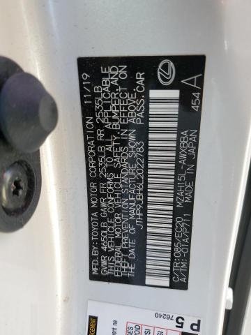 2020 LEXUS UX 250H - JTHP9JBH6L2022783