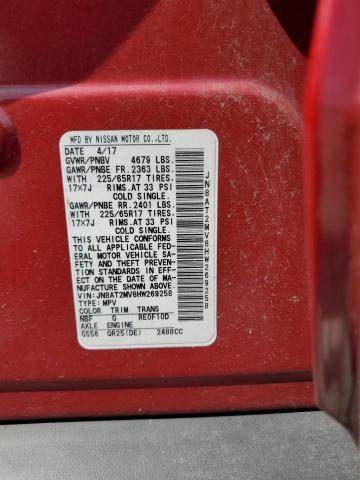 2017 NISSAN ROGUE S - JN8AT2MV8HW269258