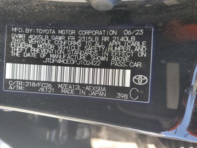 2023 TOYOTA COROLLA SE - JTDP4MCE0PJ102422