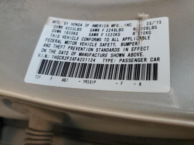 2015 HONDA ACCORD LX - 1HGCR2F3XFA201134
