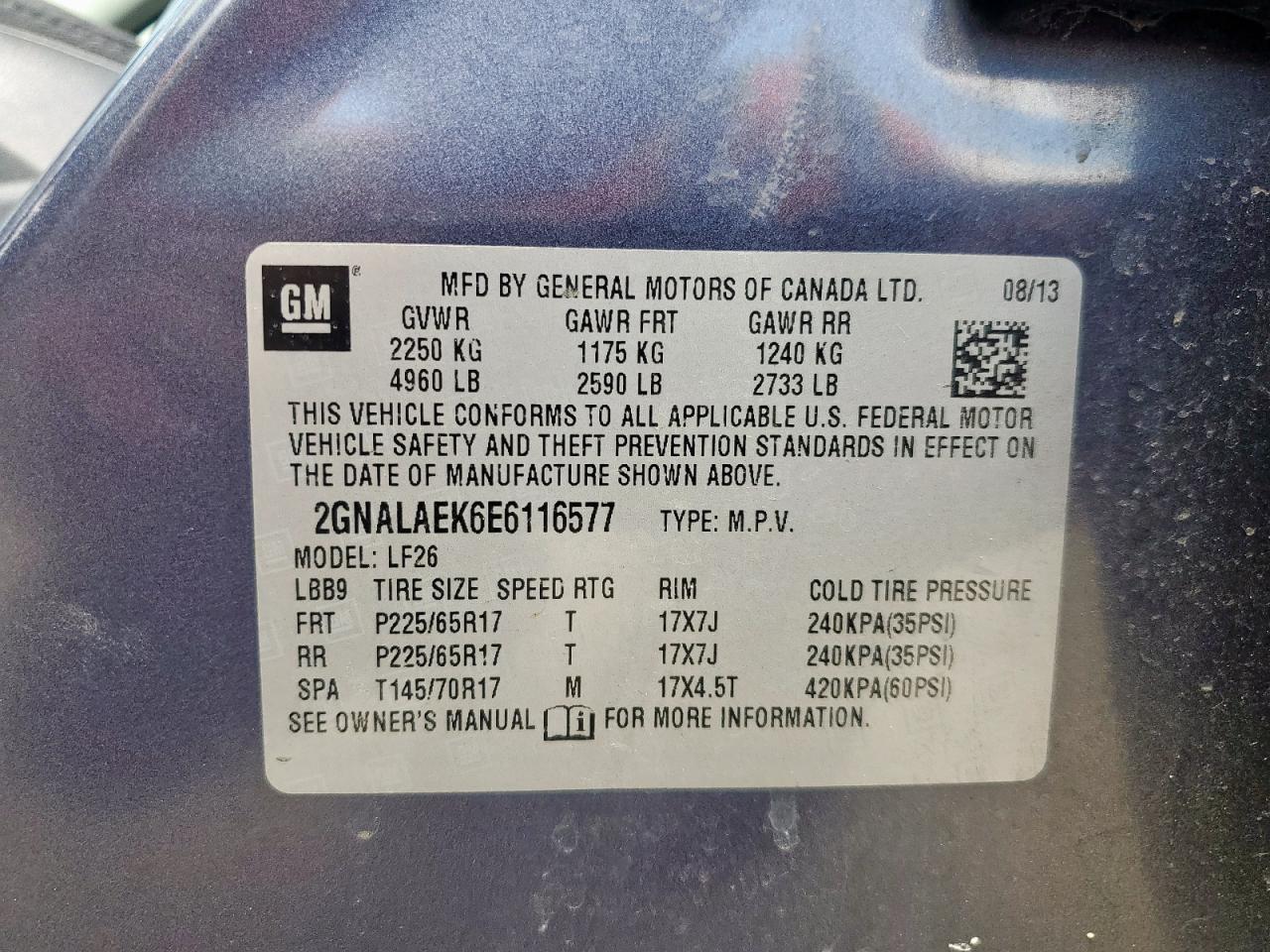 CHEVROLET EQUINOX LS