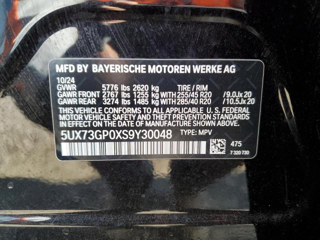 2025 BMW X3 M50 5UX73GP0XS9Y30048