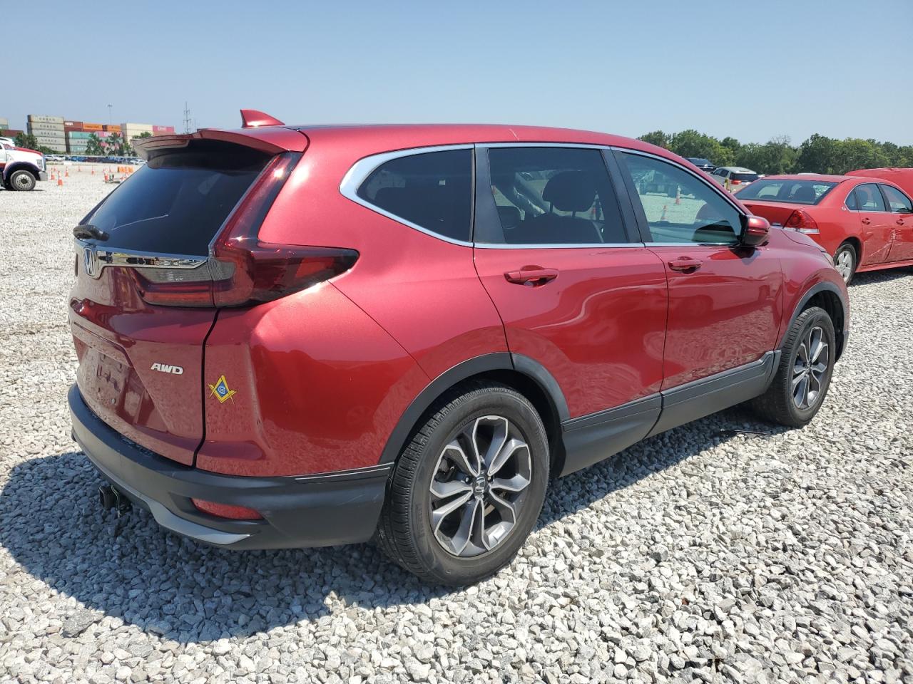 Lot #3315887082 2021 HONDA CR-V EX