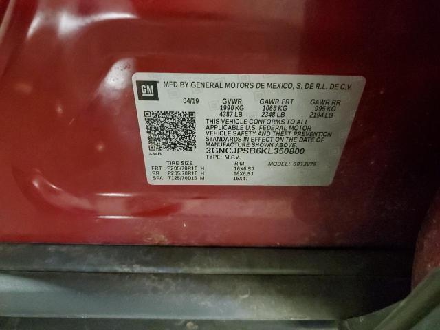 2019 CHEVROLET TRAX 1LT #3266864054