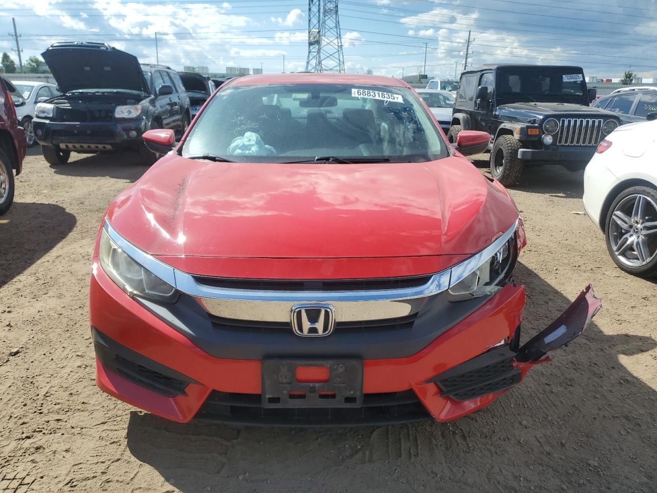 Lot #3312274776 2016 HONDA CIVIC LX