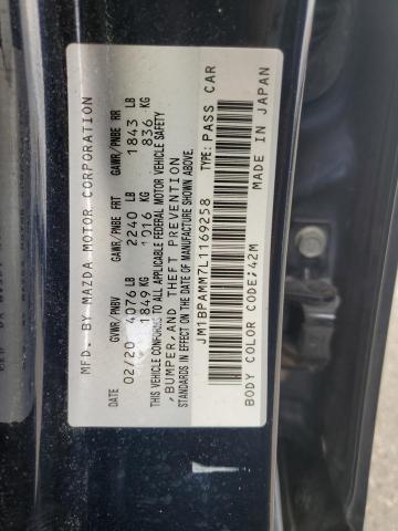 2020 MAZDA 3 PREFERRED JM1BPAMM7L1169258