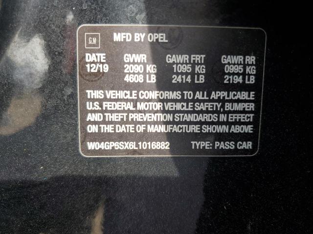 2020 BUICK REGAL ESSE W04GP6SX6L1016882