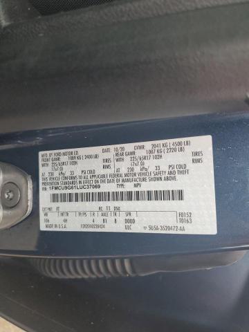 2020 FORD ESCAPE SE - 1FMCU9G61LUC37069