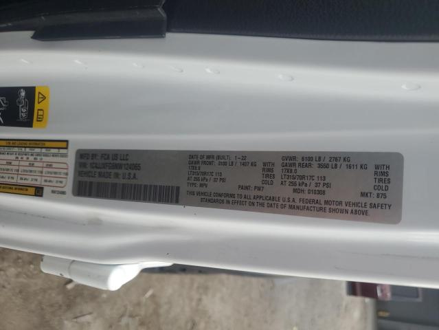 2022 JEEP WRANGLER U 1C4JJXFG6NW124065