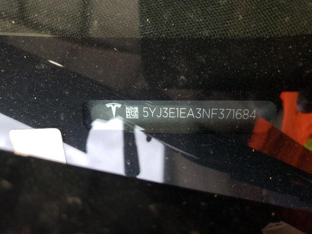 2022 TESLA MODEL 3 5YJ3E1EA3NF371684