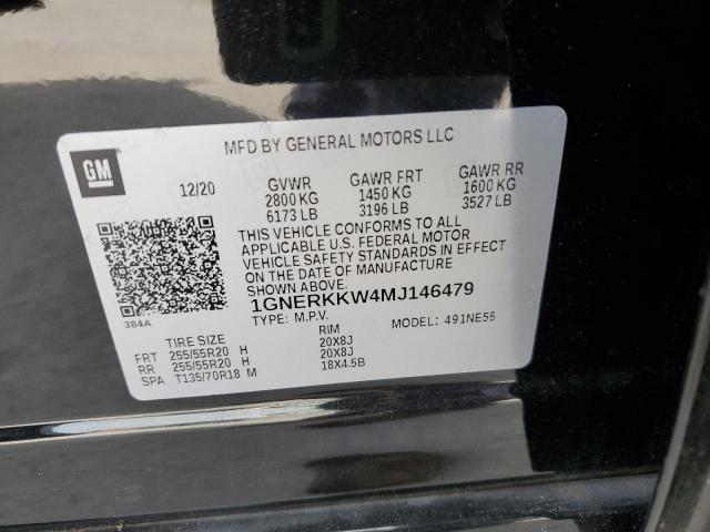 2021 CHEVROLET TRAVERSE P 1GNERKKW4MJ146479