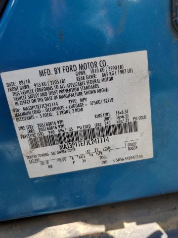 2018 FORD ECOSPORT S - MAJ3P1TE7JC241114