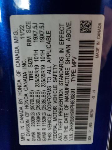 2023 HONDA CR-V SPORT TOURING - 2HKRS6H9XPH800891