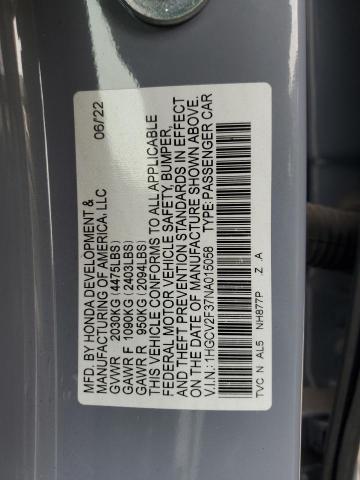 2022 HONDA ACCORD SPORT - 1HGCV2F37NA015058