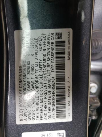 2024 HONDA CIVIC LX - 2HGFE2F24RH582484