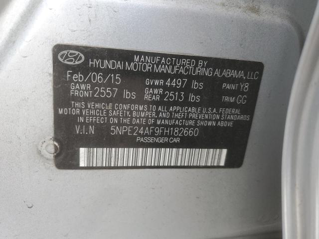 2015 HYUNDAI SONATA SE - 5NPE24AF9FH182660