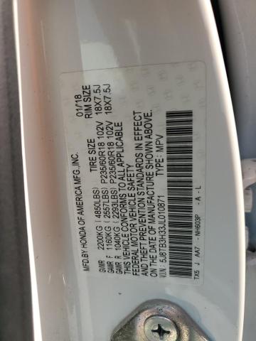 2018 ACURA RDX 5J8TB3H33JL010871
