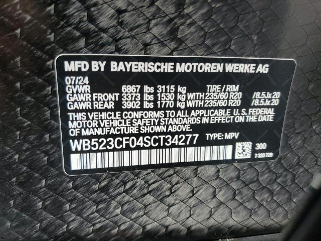 2025 BMW IX XDRIVE5 WB523CF04SCT34277